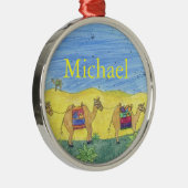 CAMELS CHRISTmas-versiering Metalen Ornament (Rechts)
