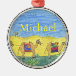 CAMELS CHRISTmas-versiering Metalen Ornament