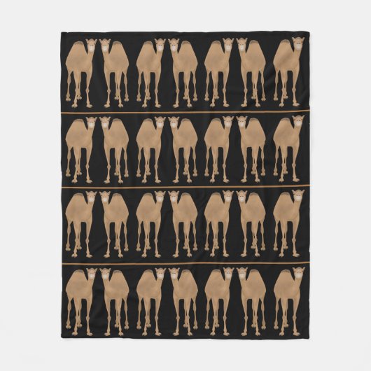 Camels fleece deken (Voorkant)