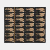 Camels fleece deken (Voorkant (Horizontaal))