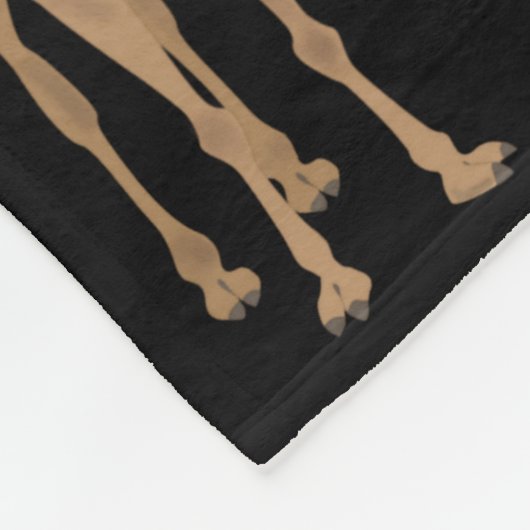 Camels fleece deken (Hoek)