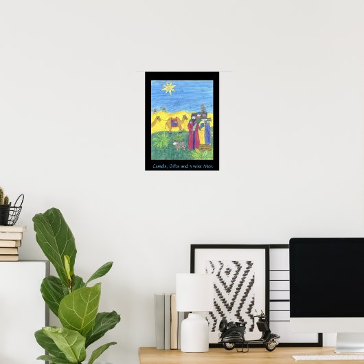 CAMELS GIFTS EN DRIE WISE MANNEN poster (Thuiskantoor)
