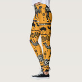Camels illustratie Naadloos patroon ontwerp. Leggings (Links)