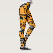 Camels illustratie Naadloos patroon ontwerp. Leggings (Rechts)