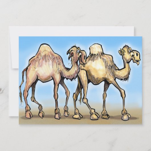 Camels Invitation Kaart (Voorkant)