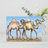 Camels Invitation Kaart (Staand voorkant)