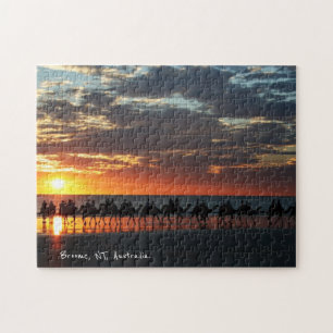 Camels, kabelstrand, Broome, Australië - Puzzle Legpuzzel