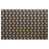 Camels Print Fabric Black Stof (Fat Quarter)