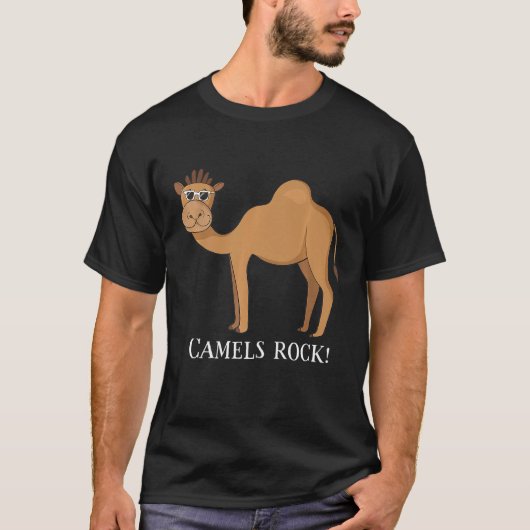 Camels Rock Cute Camel T-shirt (Voorkant)