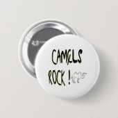 Camels Rock. Knoop Ronde Button 5,7 Cm (Voorkant /achterkant)