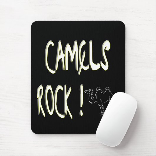 Camels Rock. Mousepad Muismat (Met muis)
