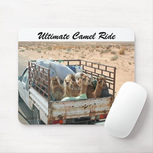 Camels Shooting the Breeze in the Sahara Mousepad Muismat (Met muis)