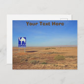 Camels-teken, Tunesië aanpasbaar Briefkaart (Voorkant / Achterkant)