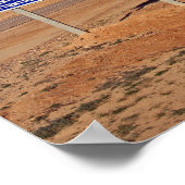 Camels-teken, Tunesië Poster (Hoek)