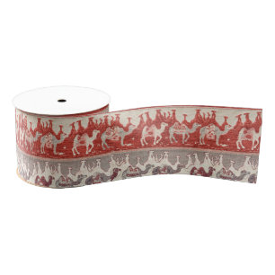 Camels Train, Camels Pattern, camel print Grosgrain Lint