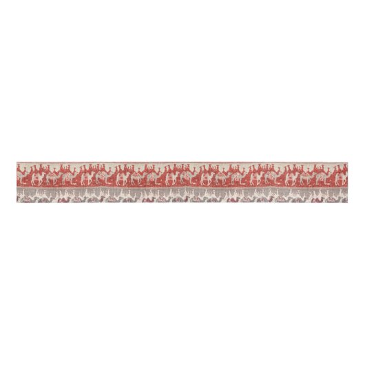 Camels Train, Camels Pattern, camel print Grosgrain Lint (Voorkant)
