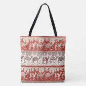 Camels Train, Camels Pattern, woestijnpatroon Tote Bag (Voorkant)