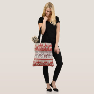 Camels Train, Camels Pattern, woestijnpatroon Tote Bag