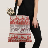 Camels Train, Camels Pattern, woestijnpatroon Tote Bag (Dichtbij)