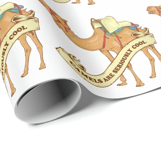 Camels zijn echt cool cadeaupapier (Rol Hoek)