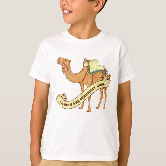 Camels zijn echt cool t-shirt (Voorkant)