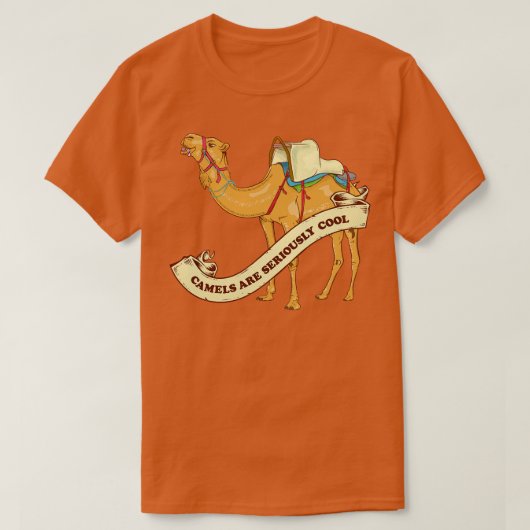Camels zijn echt cool t-shirt (Design voorkant)
