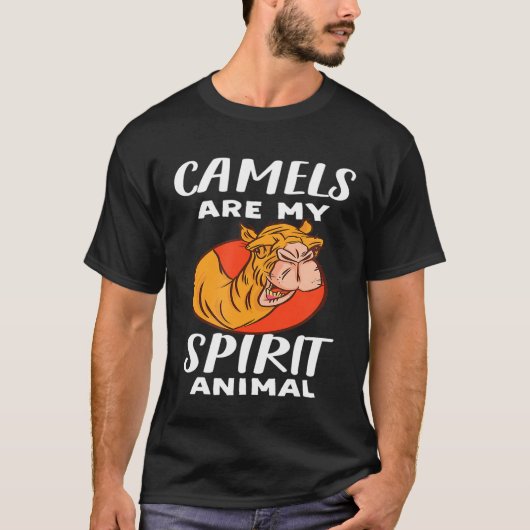 Camels zijn mijn dierlijk dierlijk kamel t-shirt (Voorkant)