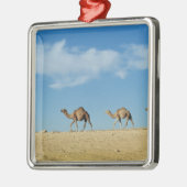 Cameltrein Metalen Ornament (Links)