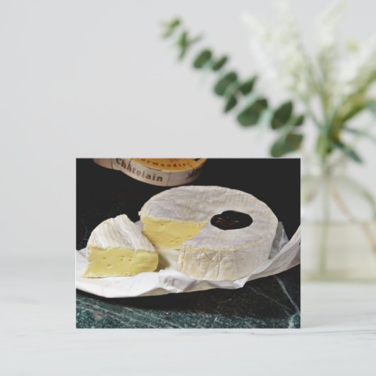 Camembert Cheese Briefkaart (Staand voorkant)