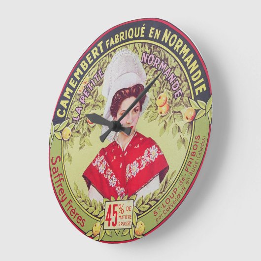 Camembert Cheese,  Frans label. Grote Klok (Hoek)