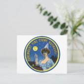 Camembert Fine Creme Normandie Label Briefkaart (Staand voorkant)