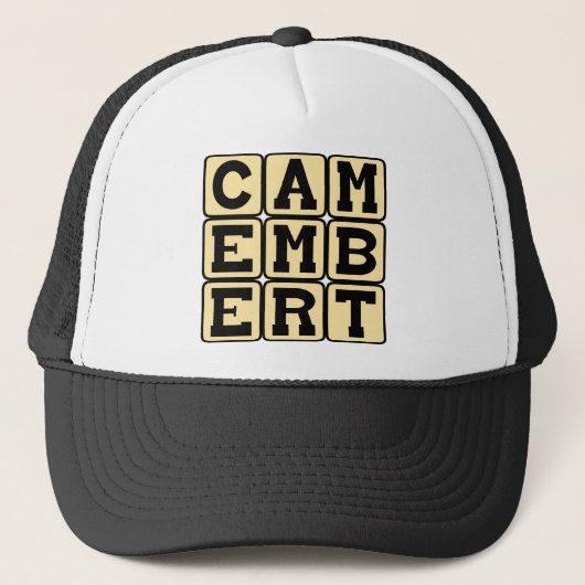 Camembert, Soft Cheese Trucker Pet (Voorkant)