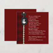 Cameo and Pset Gothic Wedding Suite Kaart (Voorkant / Achterkant)