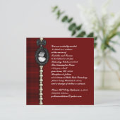 Cameo and Pset Gothic Wedding Suite Kaart (Staand voorkant)