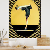 Cameo Art Deco Poster (Keuken)