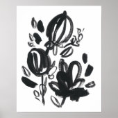 Cameo Bloom - Zwart-wit Poster (Voorkant)