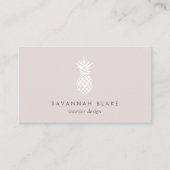 Cameo Blush Pineapple Visitekaartje (Voorkant)