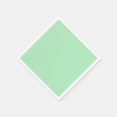 Cameo Green Mint 2015 Color Trend Sjabloon Servet (Hoek)