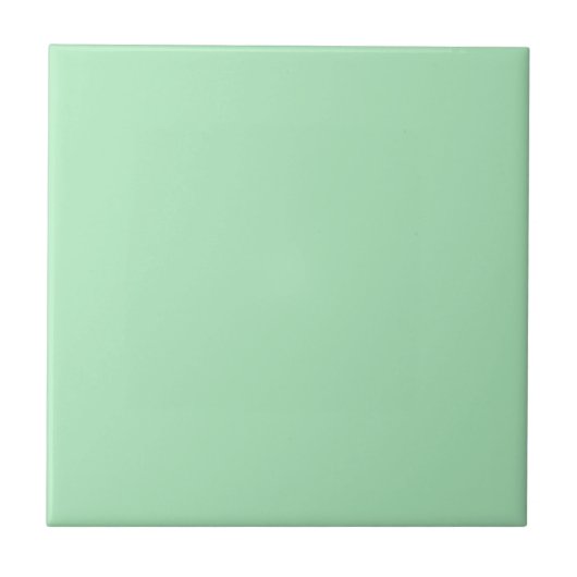 Cameo Green Mint 2015 Color Trend Sjabloon Tegeltje (Voorkant)