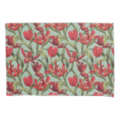 Cameo Green Waterverf Floral Pillow Hoesje Kussensloop (Voorkant)