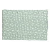 Cameo Green Waterverf Stippen Pillow Hoesje Kussensloop (Achterkant)