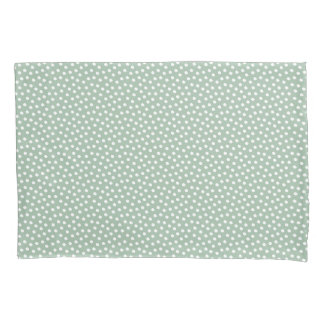 Cameo Green Waterverf Stippen Pillow Hoesje Kussensloop