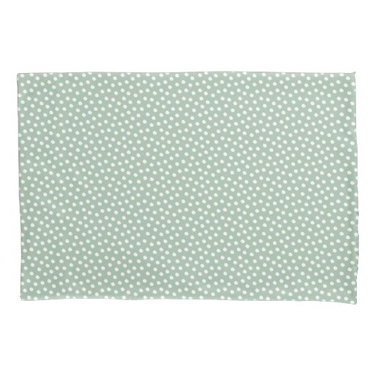 Cameo Green Waterverf Stippen Pillow Hoesje Kussensloop (Voorkant)