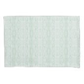 Cameo Green Waterverf Stripes King Duvet Kussensloop (Voorkant)