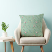 Cameo Green Wedding Keepsake Throw Pillow Kussen (Stoel)