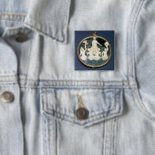 Cameo herdenking van de marineoverwinning van vierkante button 5,1 cm (In situ)