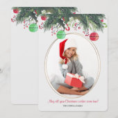 Cameo Kerstfotokaart Feestdagenkaart (Voorkant / Achterkant)