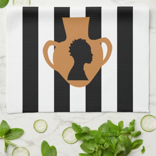 Cameo keukenhanddoek (Gevouwen)