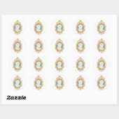 Cameo Lady Ronde Sticker (Vel)