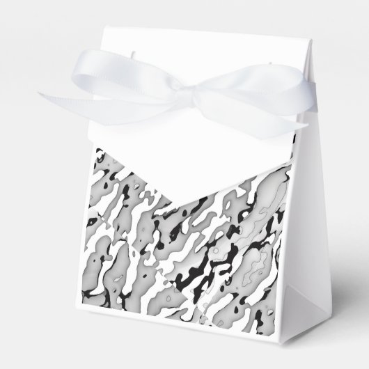 Cameo lang lichtgrijs ontwerp bedankdoosjes (Voorkant Zijde)